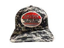 Survivor Black/Gray Digi Camo Snap back - Krusher Marine Products